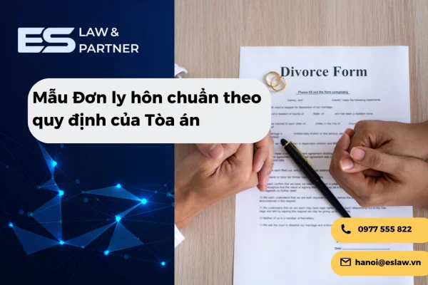 Mẫu Đơn ly hôn chuẩn theo quy định của Tòa án